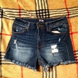 Fashion Nova/ Wax Jeans Shorts Size Small